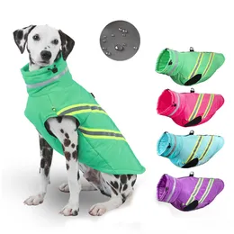 Giacca abbigliamento per cani inverno caldo vestiti grandi abiti impermeabili riflettenti medio piccolo giubbotto ispessato bulldog francese Chihuahua outfit 230915