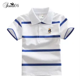 3Pcs Baby Cute T-shirt Striped Summer Girls Boys Trendy Kids Polo Shirts Factory Cost Cheap Whole283I