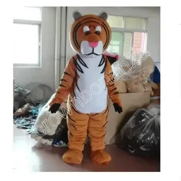 Cadılar Bayramı Yaşam Gibi Tiger Maskot Yetişkin Kostüm Özel Süslü Kostüm Karikatür Tema Fantezi Elbise Ad Giyim