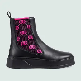 Italien Designer Boot Women Luxury Senaste ankomst Boot Jersey Storlek 35-41 Modell RL916