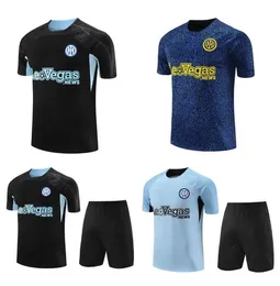 2023 24 Inter Tracksuit Chandal Futbol Soccer Jersey Milano Training Suit 23 24 Milans Camiseta de Foot Short Sleeve Sportwear Sweatshirt SureTement