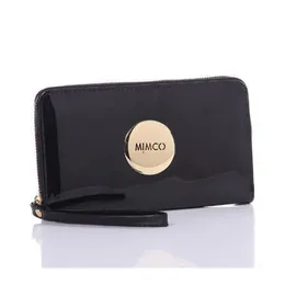 デザイナーMimco Wallet Women PU Leather Purse Brand Wallets大容量メイク化コスメティックバッグレディースクラシックショッピングイブニングバッグ270h