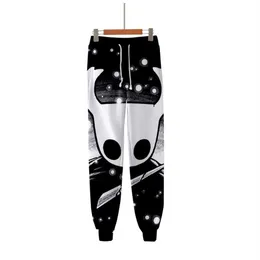 Herrbyxor unisex game ihålig riddare svett 3d joggar byxor män kvinnor streetwear hip hop tröjor pantalon homme236h