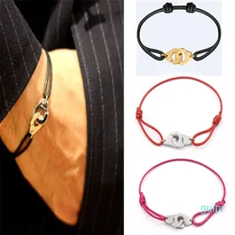 프랑스 유명한 보석류 Dinh Van Bracelet for Women Fashion Jewelry 925 Sterling Silver Rope 수갑 팔찌 Menottes3052