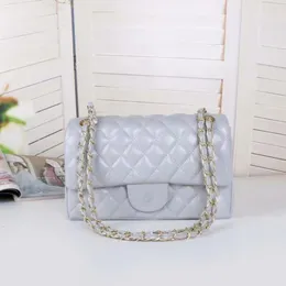 Top Donna Designer Borsa a tracolla classica con patta Borsa a spalla da donna Manico in pelle con diamanti Lattice S Borsa a mano da donna Cc Borsa a catena