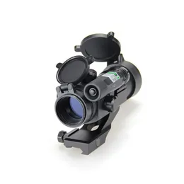 Optics Ritac Tactical HD1x30 Red Dot Scope Scope Sciflescopes z zielonym laserem na zewnątrz na szyny 20 mm