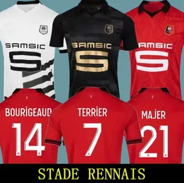 23 24 Maillot De Foot Stade Rennais футбольные майки Rennes SULEMANA BOURIGEAUD TERRIER DOKU LABORDE SANTAMARIA Maillot Foot