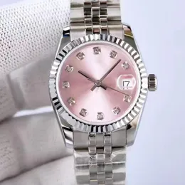 Orologio da donna di design orologio di lusso ROL per donna orologio 31mm rosa diario oro acciaio inossidabile donna 3230 movimento diamanti lunetta orologi da polso con diamanti