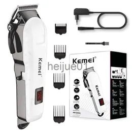 Rasoi elettrici Kemei Barbiere Tagliacapelli cordless Tagliacapelli professionale per uomo Tagliacapelli elettrico regolabile Kit ricaricabile x0918