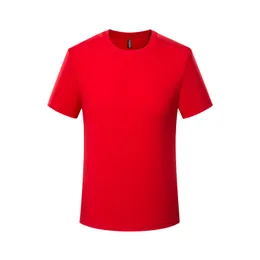 T-shirt a maniche corte da uomo in cotone bianco arancione rosso all'ingrosso