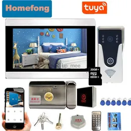 Doorbells DragonsView 1080p Kablosuz Video Intercom Doorbell Kamera WiFi Kapı Telefon Akıllı Kilitli Uzaktan HKD230918