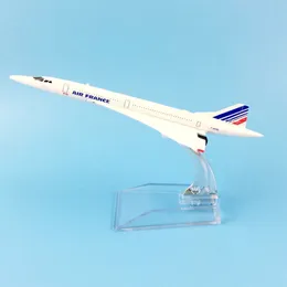 Diecast Model car Airplane Model 16cm Air France Concorde Aircraft Model Diecast Metal Plane Airplanes 1 400 Plane Toy Gift 230915