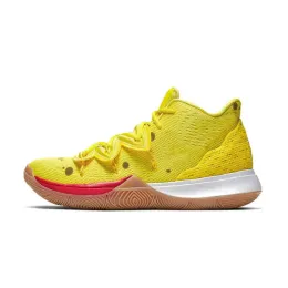 Kyries 4 Green Lobster Confetti Kids Basketball Shoes جودة عالية 4s Halloween BHM Mens Trainer Sneaker Size US7-12