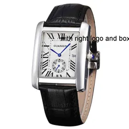 Men Cart Luxury Women Tank Wrist Fashion Watch Women's Rectangular Watches Mens Barrel Type Sports Waterproof Chronograph Quartz Lgu7