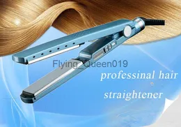 Hair Curlers Straighteners 2019 Chirstmas New！ Pro na-no！チタン1 1/4プレート平らな鉄イオンヘアストレートヘアファーストシップHKD230918