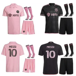 Futbol Jersey Çocuk Kitleri 23 24 Messis Futbol Formaları 2023 2024 2025 Ev Bebek Gömlekleri