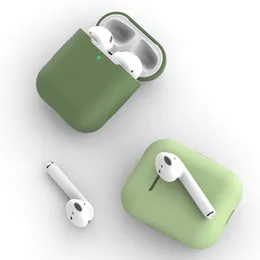 Earphone Accessories Silicone Cases For Apple 1/2 Protective Bluetooth Wireless Cover Air Pods Box With Buckle 230918