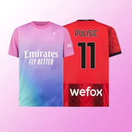 2023 2024 PULISICAC SOCCER Jerseys Giroud Koche AC Milans Koche de Ketelaere Rafa Lea theo 23 24 Mundury koszuli piłkarskie na trzecim miejscu