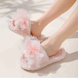 Slippers Winter Slippers Women Plush Shoes Four Seasons Slippers Home Non Slip Fpir Season Cloth Colorful Slippers Zapatos Para Mujeres x0916