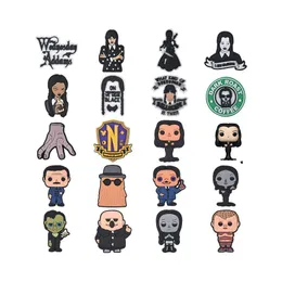 Charms 2022 Zestaw Bad Bunny Custom Guma Coe Clog Meksyk W środę Addams Family do dekoracji prezent świąteczny Akcesorium Upuszczanie Dhugw