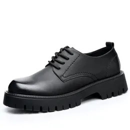 Chaussures habillées à lacets pour hommes Oxfords mode affaires robe hommes chaussures nouveau classique en cuir hommes costumes chaussures bottes pour garçons chaussures habillées de fête