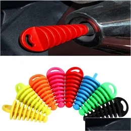 Motorcycle Exhaust System Silencer Pipes Plug Muffler Pvc Waterproof Tailpipe Rubber Air Bleeder Plugs Modified Accessories Drop Deliv Dh6Mf
