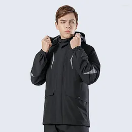 Yağmurluk Çin rüzgar geçirmez yağmur ceket güçlendirilmiş modern gelişmiş minimalist polyester trekking chubasqueros açık mobilya