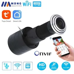 Campanelli Tuya Smart Home Wifi Videocamera spioncino Rilevazione movimento Video Eye Viewer Protezione di sicurezza Campanello wireless per la casa HKD230918