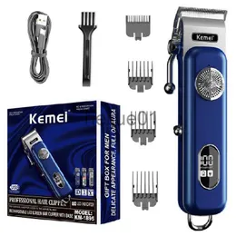 Electric Shavers Kemei Adjustable Powerful Hair Clipper Cord/Cordless Electric Beard Hair Trimmer For Men Professional Hair Cutter Machine x0918