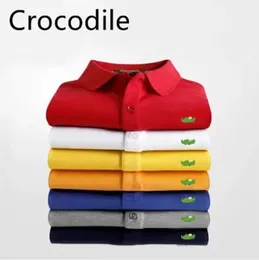 2023 Crocodile High Quality Men's Pony POLO Shirt Summer Designer short sleeve T-shirt Fashion high-end Crocodile POLO shirt AAA