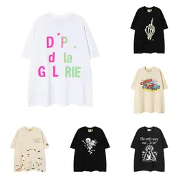 2023 TEES GALLERYSE DEEPMENSTシャツ女性デザイナーTシャツグラフィックトップスマンSカジュアルシャツLuxurys Street Streets Slee252s