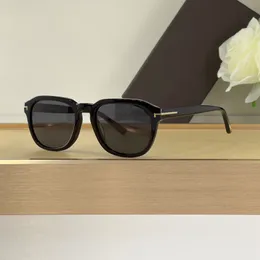 Designer-Sonnenbrillen für Damen, TF-Sonnenbrille, Damen-Sonnenbrille, Kreis-Sonnenbrille, Herren, hochwertiger Nasenschlüssel-Steg-Stil, geeignet für alle Arten von Brillen, Designer-Sonnenbrillen