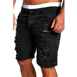 Acacia Person New Fashion Mens Ripped Short Jeans Brand Clothing Bermuda Summer Shorts Breathable Denim Shorts Male238a
