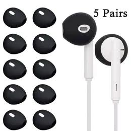 Kopfhörer-Zubehör, 5 Paar rutschfeste Silikon-Ohrstöpsel-Abdeckungen für Anti-Verlust-Abdeckung, Ohrhörer, Bluetooth-Kopfhörerstecker 230918