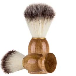 Escova de barbear de texugo de qualidade premium escova de barba portátil escova de limpeza de barba masculina escova de barbear ferramentas de aparelho de limpeza zz