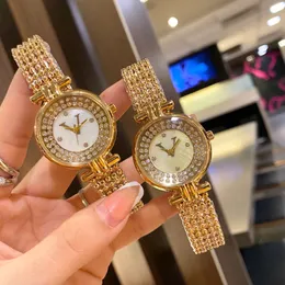 Hochwertige Luxus-Damenmode-Uhren, 36 mm, Top-Qualität, Gelbgold, Diamant-Zifferblatt, automatisches Quarzwerk, Saphir-Herrenuhr