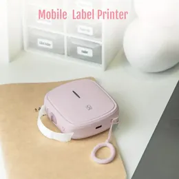Stampante per etichette wireless portatile, multischeda compatibile con IOS e Android, per casa e ufficio, tecnologia di stampa termica senza inchiostro