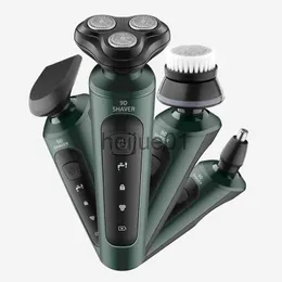 Shavers Electric 9D Shaver Men Men's Razor Legmer Set 3 Blades محمولة قابلة للاستمتاع بالسيارة متعددة الوظائف USB Shaver P0817 X0918