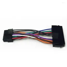 Cabos de computador para lenovo ibm q77 b75 a75 q75 placa-mãe 18awg cabo de alimentação de alta qualidade atx 24pin para 14pin adaptador cabo