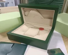 Дизайнеры Rol Мужские коробки для часов высокого качества Mystery зеленые коробки бумажный пакет сертификат деревянные часы men039s оригинальный подарок acce3847747