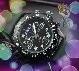 Crime Premium MENS Pełny funkcjonalny zegarek Japan Kwarc Ruch Mężczyzna Zegar czasowy Watch czerwony żółty zielony zielony czarny gumowy opaska swobodna działalność duży rozmiar Watche Prezenty