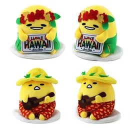 New Hawaii tiene il peluche della chitarra per sollevare la carta dei giocattoli di peluche della bambola del fumetto dell'uovo pigro Regalo del giocattolo per bambini
