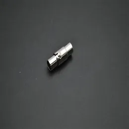 Versenden Sie 50 Stück Verschlussrohr-Halsketten-Magnetverschlüsse, passend für 3 mm, 4 mm, 5 mm, 6 mm, 7 mm dickes Lederband, Schmuckzubehör192H