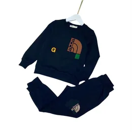 Комплекты одежды в полоску для маленьких мальчиков и девочек, детские повседневные спортивные костюмы, хлопковая детская спортивная одежда, пуловер + брюки, комплект из 2 предметов, 100-160 см B02