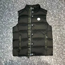 Herrenwesten Monclairer Modedesigner Herren Daunenweste Stehkragen Brustabzeichen Herren Weste Rücken Winter Daunenwesten Mann warme Gilets Größe 1–4 HKD230918