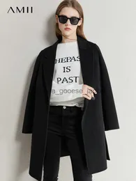 Vintage French Blend Long Wool Coat