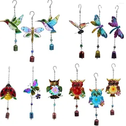 Decorative Figurines Bird Wind Chime For Wall Window Door Bell Hanging Ornaments Vintage Home Campanula Decoration Handmade Crafts