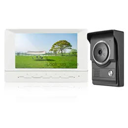 Doorbells Smart Home Security 7 '' inch monitor wired video door phone doorbrow intern intercom system hkd230918