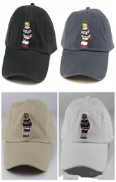 2020 estilo clásico blanco azul negro colores polo oso sombreros para hombres hip hop Snapback Caps visera Casquette béisbol Cap7766983