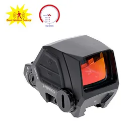 Taktyczne kompaktowe HRO Red Dot Culg Tryb CQB Retka 2 MOA Riflescope z podwójnym czujnikiem ruchu Polowanie optyki Picatinny mocowanie